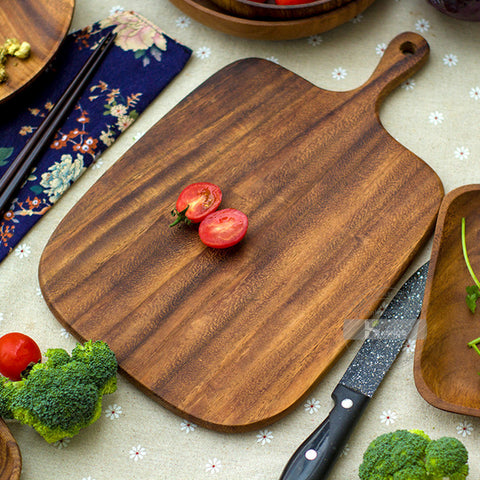 KONCO Wooden Cutting Board Kitchen Chopping Blocks