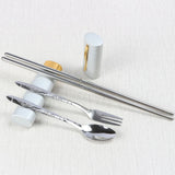 3PCS/Set Stainless Steel Chopsticks Sanitary Outdoor Spoon Fork