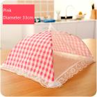 Kitchen Folded Food Cover umbrella Hygiene Grid Style