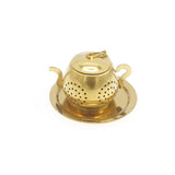 Stainless Steel Teapot Shape Tea Infuser Spice Flower Tea Strainer