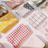 1 Pcs Plaid Cotton Placemat Japanese Fashion Style Fabric Table Mats Napkins