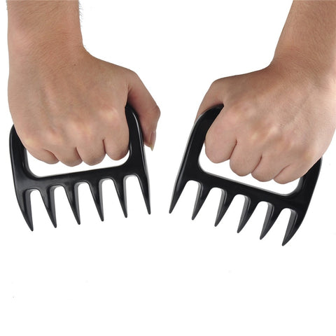 2pcs/lot Sharp Bear Claws Paws Meat Handler Kitchen Fork Tools